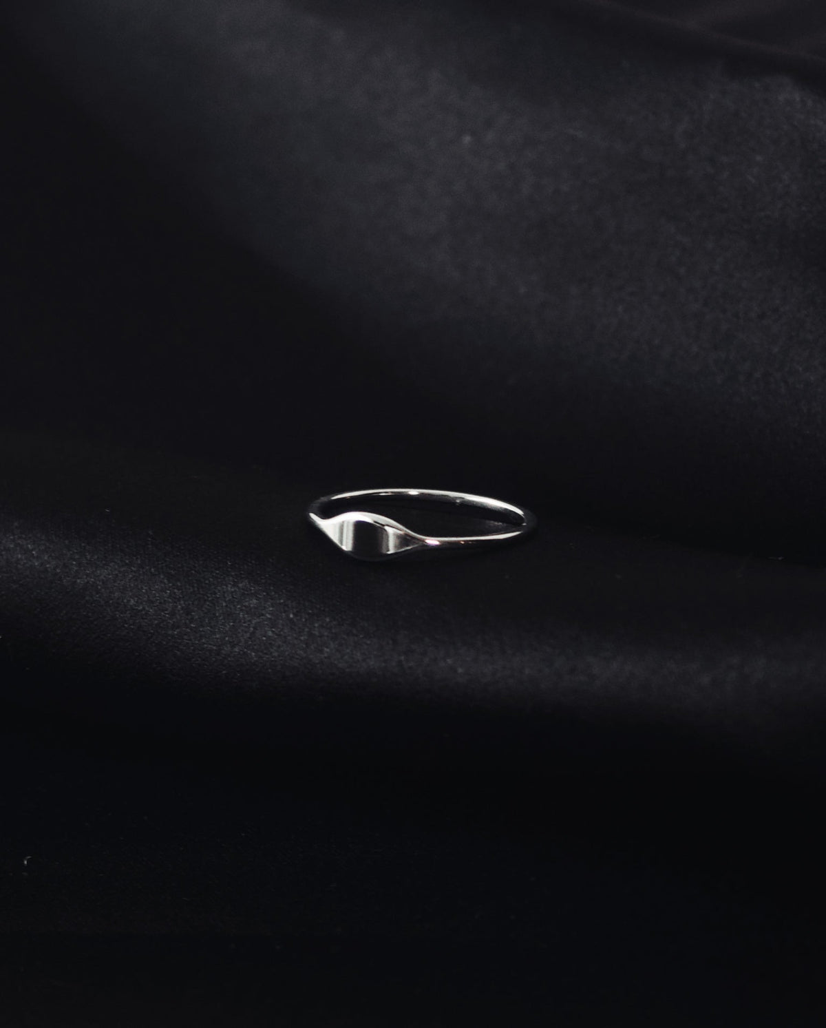Cuff & Co. - Silver Personalised Initial Signet Ring Personalised Rings