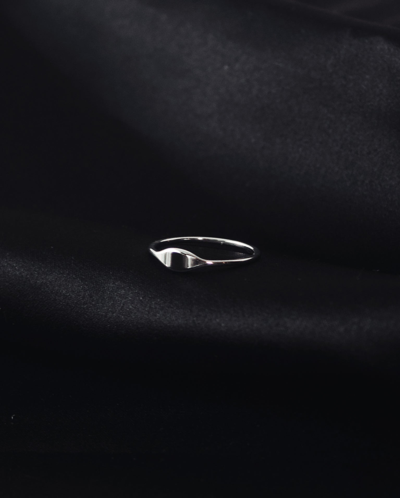 Cuff & Co. - Silver Personalised Initial Signet Ring Personalised Rings