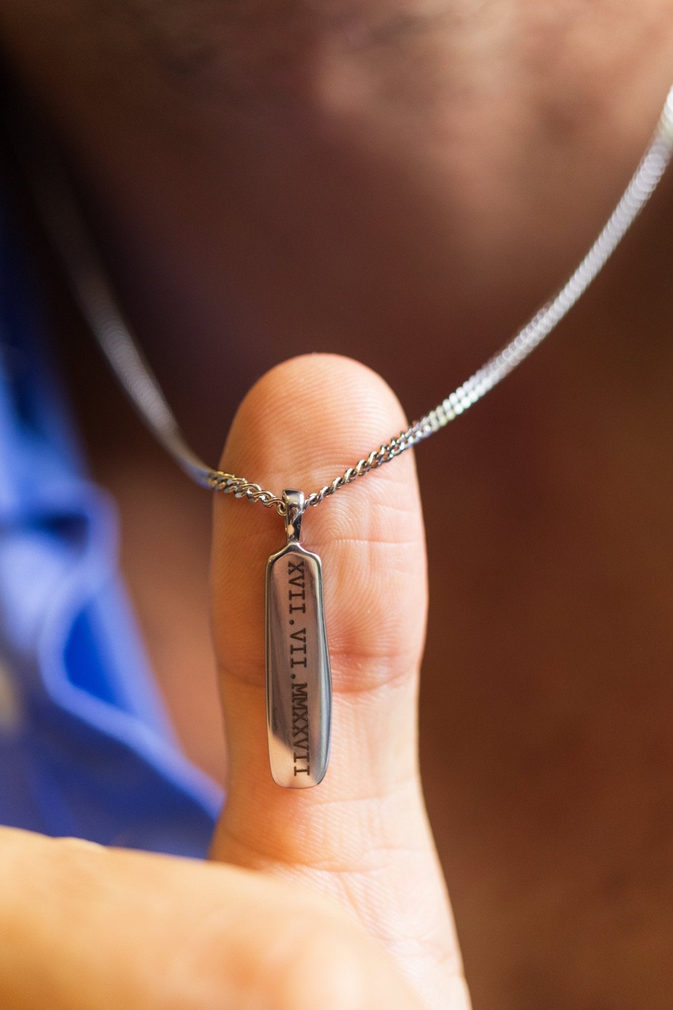 Cuff & Co. - Silver Personalised Pendant Necklace Personalised Necklaces
