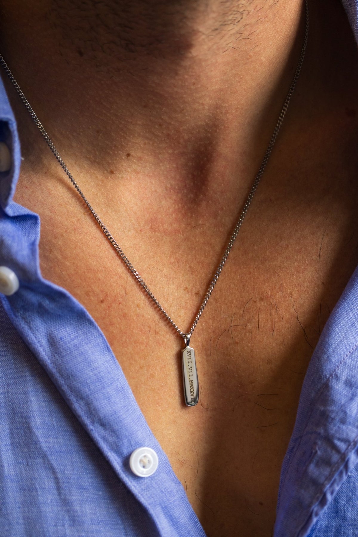 Cuff & Co. - Silver Personalised Pendant Necklace Personalised Necklaces