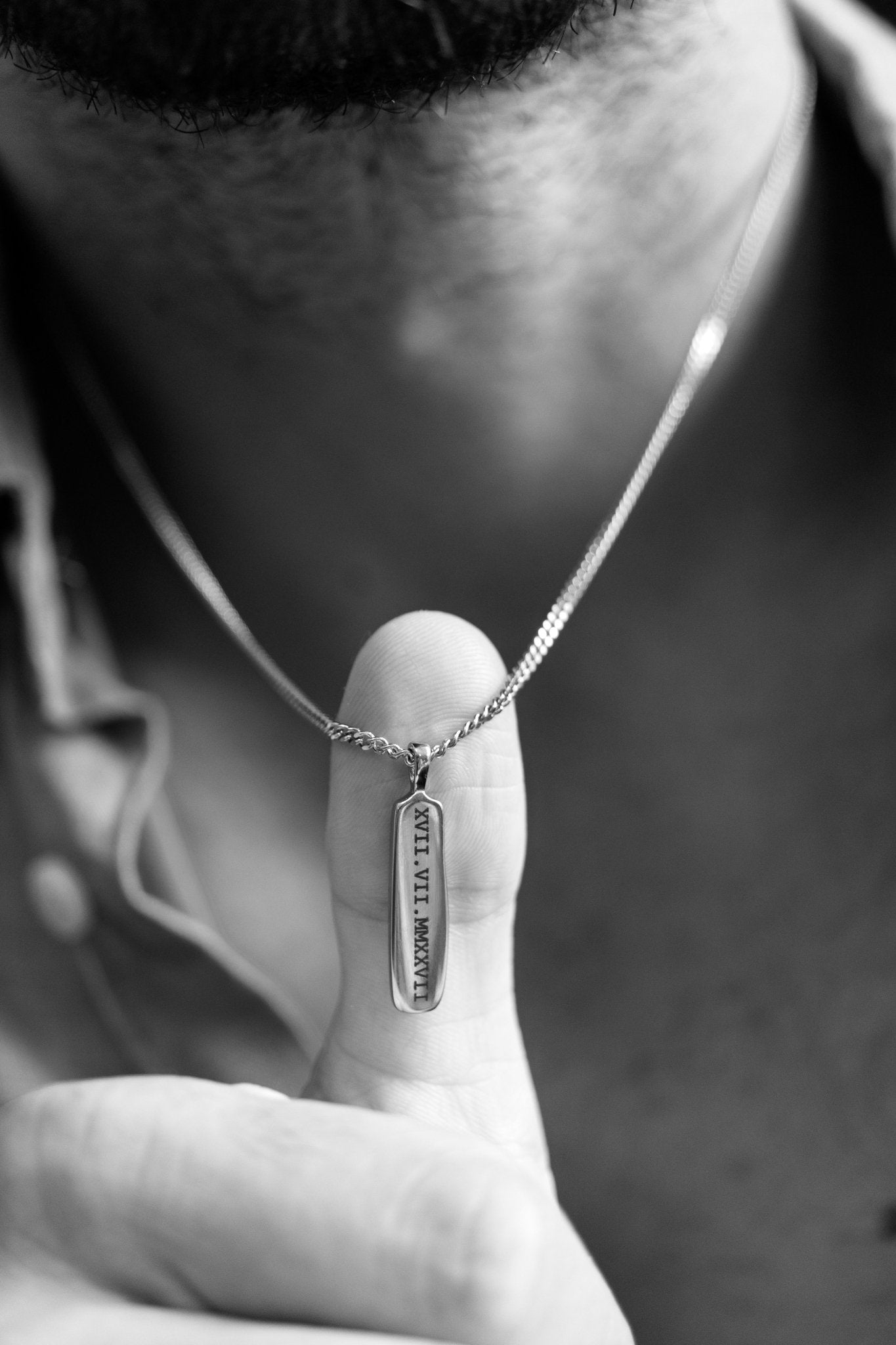 Cuff & Co. - Silver Personalised Pendant Necklace Personalised Necklaces