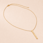 Cuff & Co. - Women's Personalised Gold Bar Necklace Personalised Apparel & Accessories