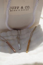 Cuff & Co. - Women's Personalised Gold Bar Necklace Personalised Apparel & Accessories