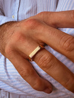 Rose Gold Personalised Signet Ring