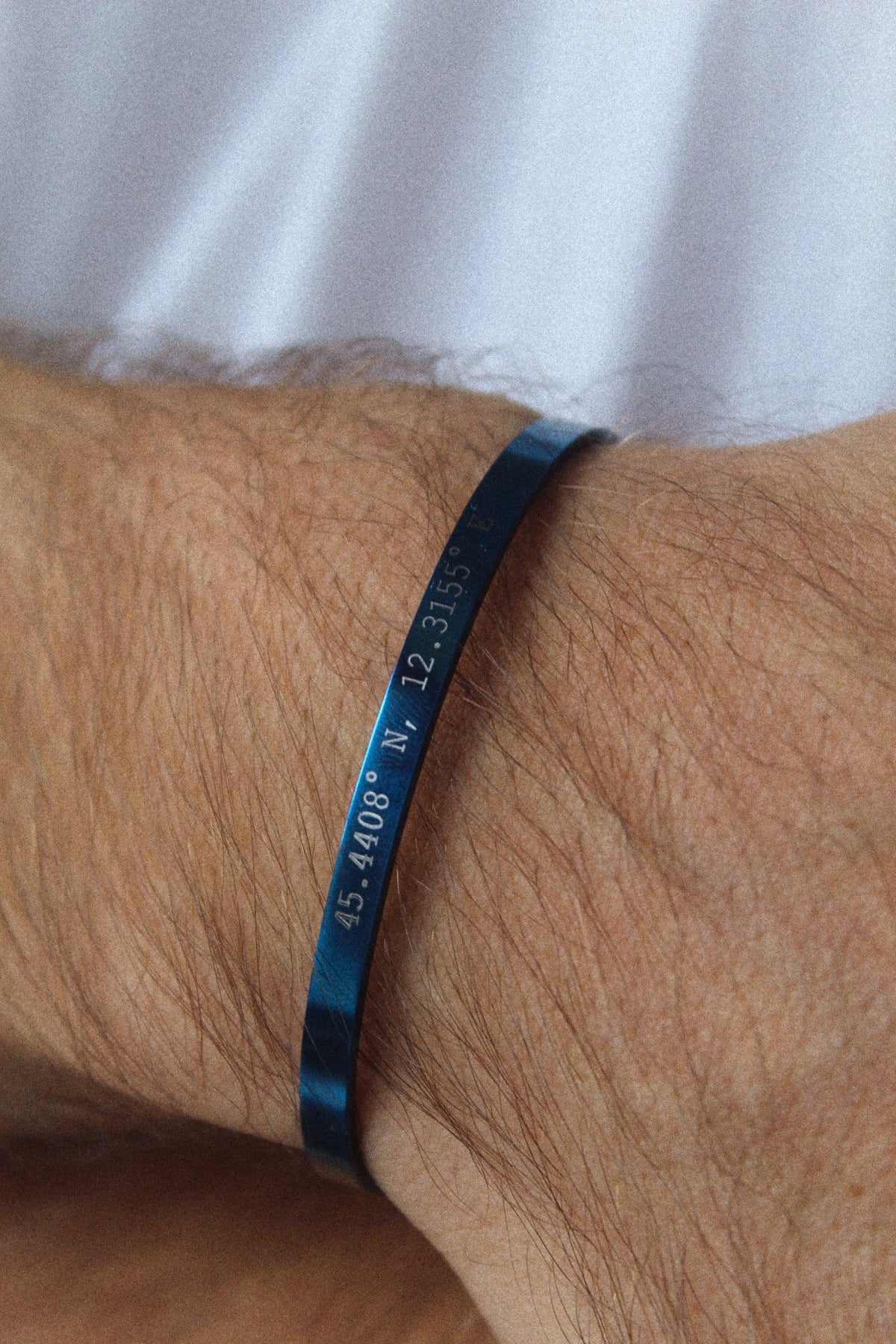 Cuff & Co. - Navy Personalised Cuff Bracelet Personalised Bracelets