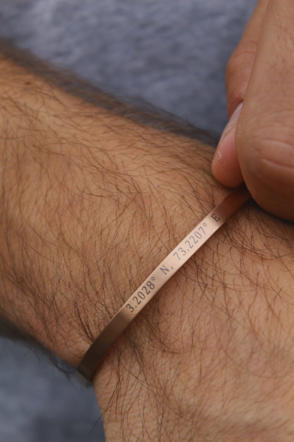 Cuff & Co. - Rose Gold Personalised Cuff Bracelet Personalised Bracelets